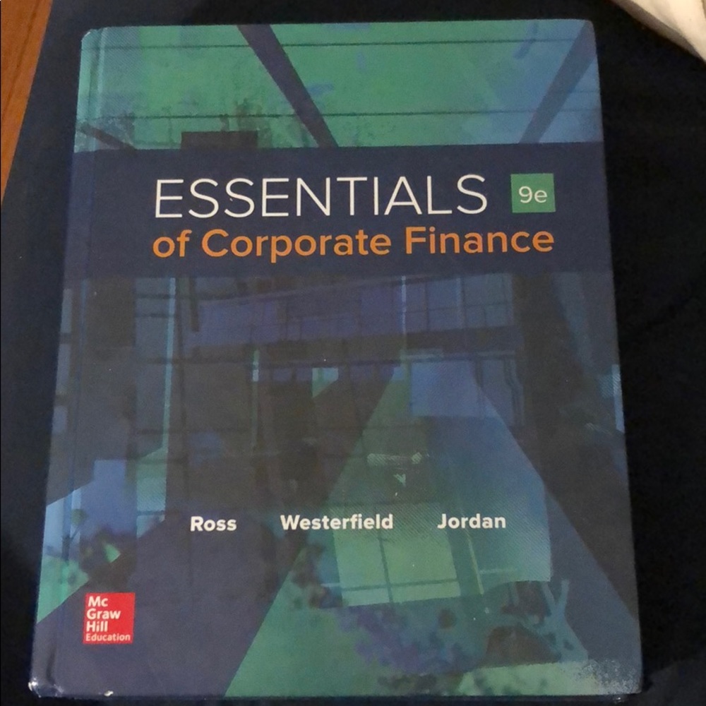 Essentials of corporate finance book